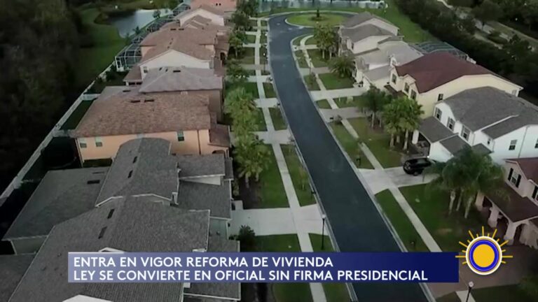 Ley Bipartidista De Vivienda Entra En Vigor Sin Firma De Trump