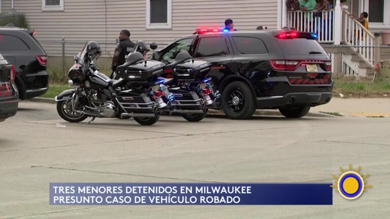 Persecución Y Arrestos De Menores Tras Robo De Vehículo En Milwaukee