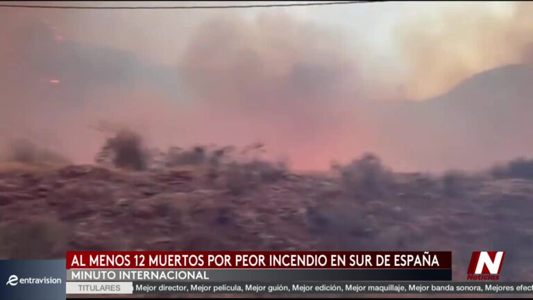Incendios Forestales Causan Doce Muertes En El Sur De España