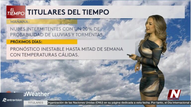 Clima: Pronóstico De Lluvias Y Temperaturas Cálidas En El Inició De Semana
