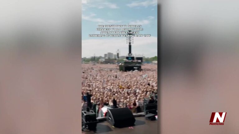 Pitbull Rompe Récord Guinness Con Multitudinario Evento De Fans Con Calvas Postizas