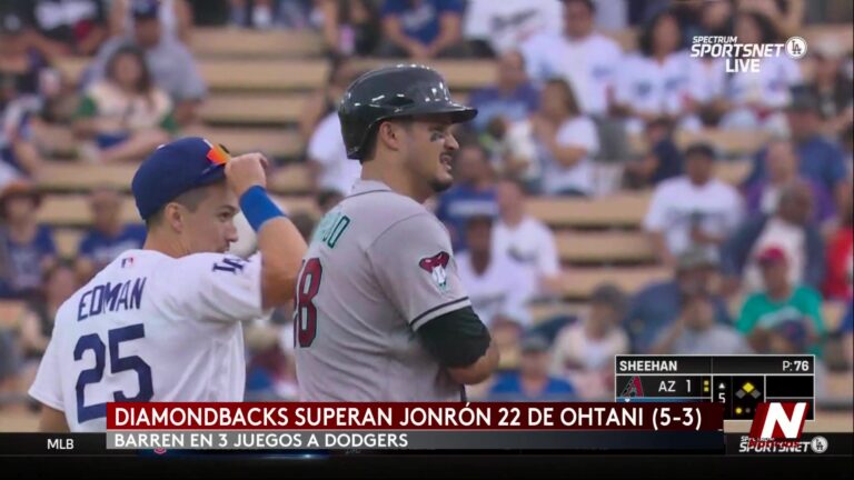 Diamondbacks De Arizona Cierran Serie Con Barrida Ante Los Dodgers De Los Ángeles