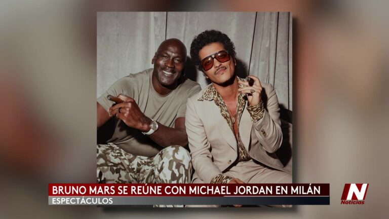Bruno Mars Y Michael Jordan Sorprenden Con Su Encuentro Detrás Del Escenario En Milán