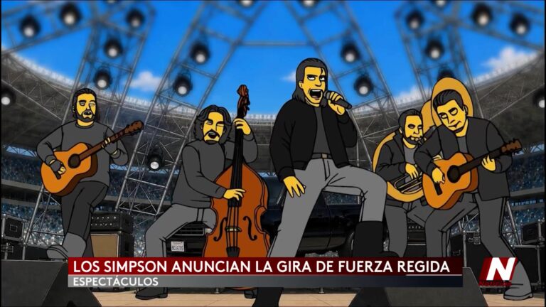 Fuerza Régida Promociona Su Gira Con Creatividad Inspirada En Los Simpson