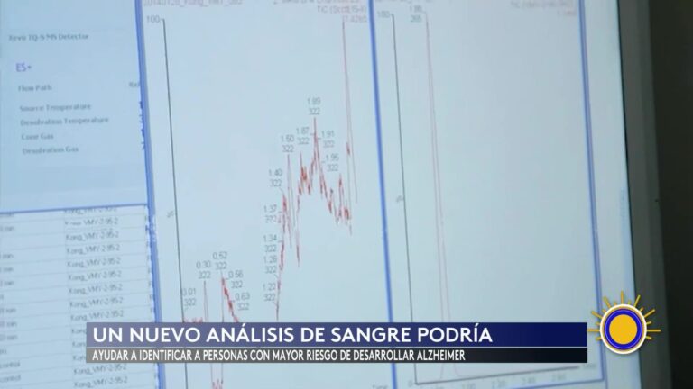 Nuevo Análisis De Sangre Identificaría Riesgo De Alzheimer