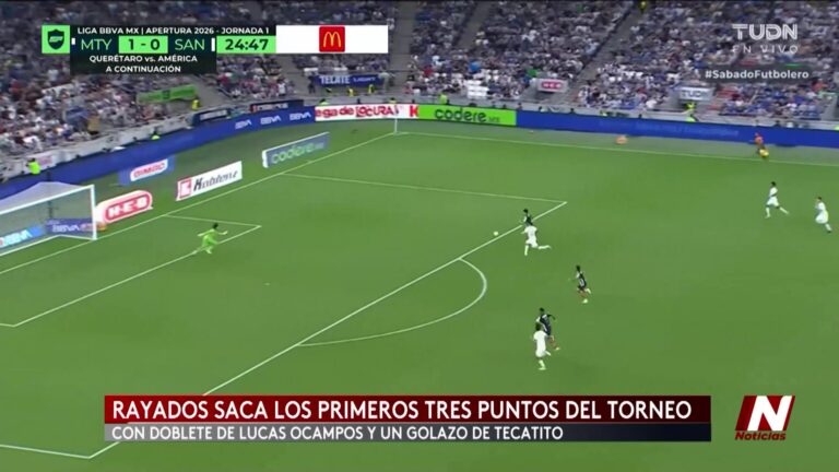 Rayados Vs Santos: Rayados De Monterrey Debuta Con Victoria Ante Santos En La Apertura 2016